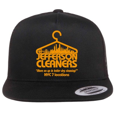 Retro Jefferson Cleaners Logo Flatbill Hat