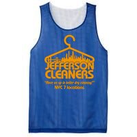 Retro Jefferson Cleaners Logo Mesh Reversible Basketball Jersey Tank