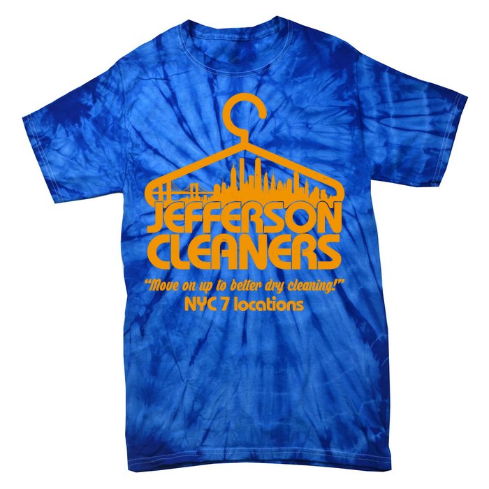 Retro Jefferson Cleaners Logo Tie-Dye T-Shirt