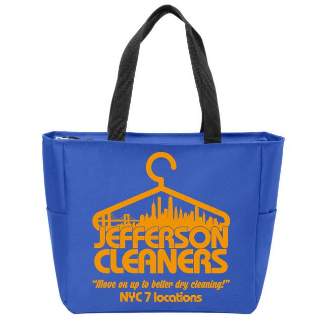 Retro Jefferson Cleaners Logo Zip Tote Bag