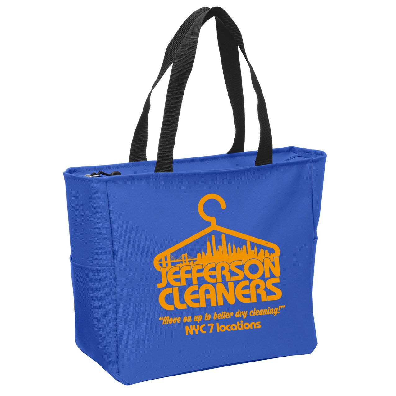 Retro Jefferson Cleaners Logo Zip Tote Bag