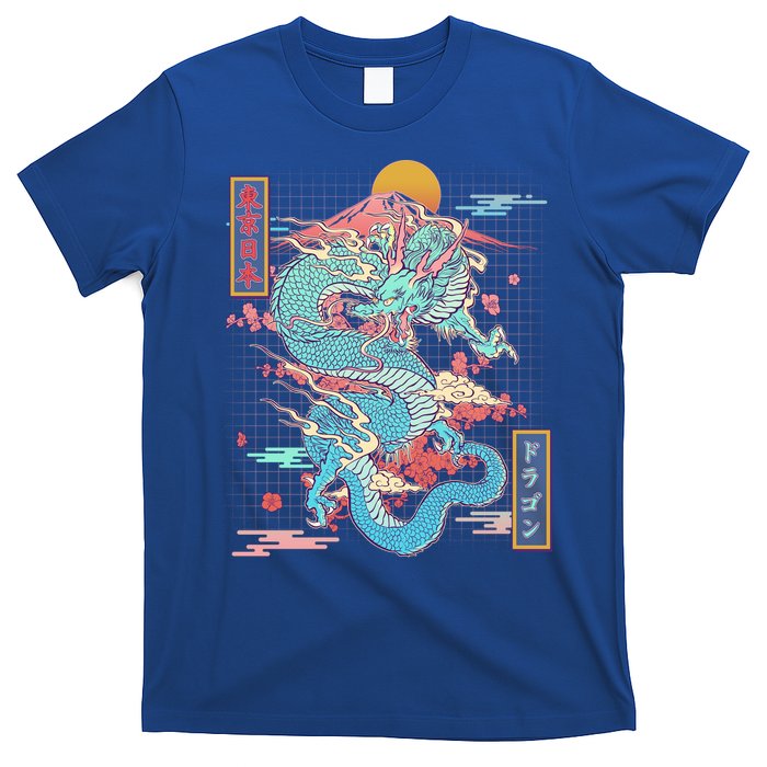 Retro Japanese Dragon Tokyo Japan T-Shirt