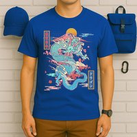 Retro Japanese Dragon Tokyo Japan T-Shirt
