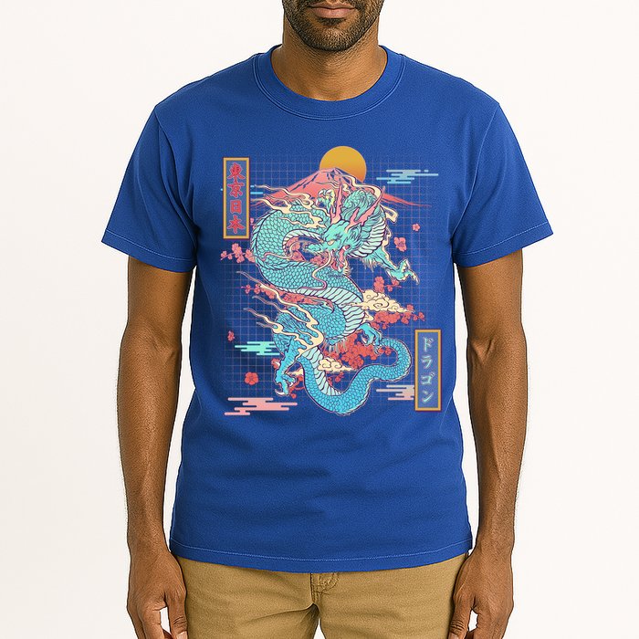 Retro Japanese Dragon Tokyo Japan Tall T-Shirt
