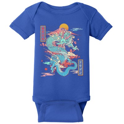 Retro Japanese Dragon Tokyo Japan Baby Bodysuit