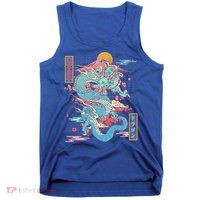 Retro Japanese Dragon Tokyo Japan Tank Top