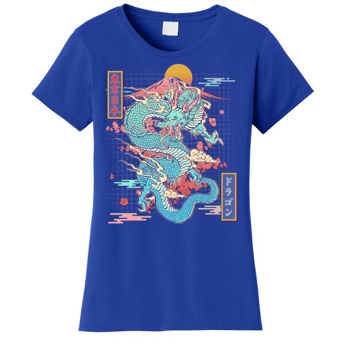 Retro Japanese Dragon Tokyo Japan Women's T-Shirt