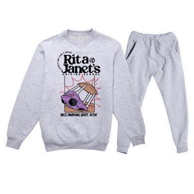 Rita & Janets Driving School Premium Crewneck Sweatsuit Set