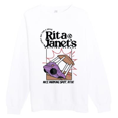 Rita & Janets Driving School Premium Crewneck Sweatshirt