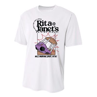 Rita & Janets Driving School Performance Sprint T-Shirt