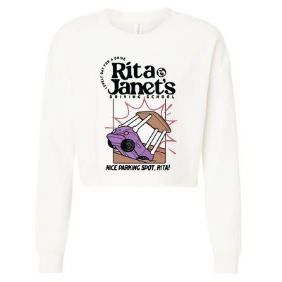 Rita & Janets Driving School Cropped Pullover Crew