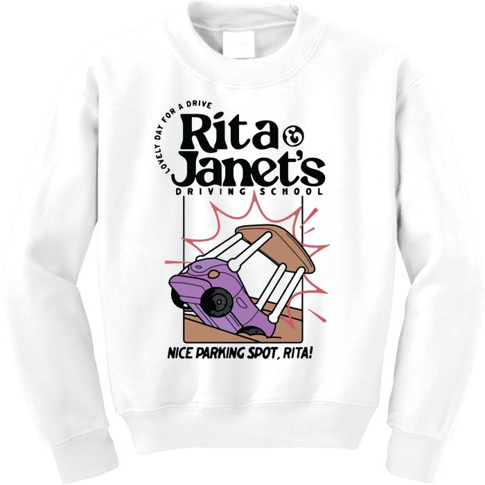 Rita & Janets Driving School Kids Sweatshirt