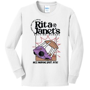 Rita & Janets Driving School Kids Long Sleeve Shirt