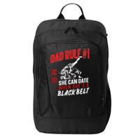 Retro Jiu-Jitsu Dad BJJ Man Father Vintage City Backpack