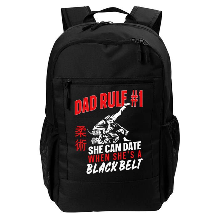 Retro Jiu-Jitsu Dad BJJ Man Father Vintage Daily Commute Backpack