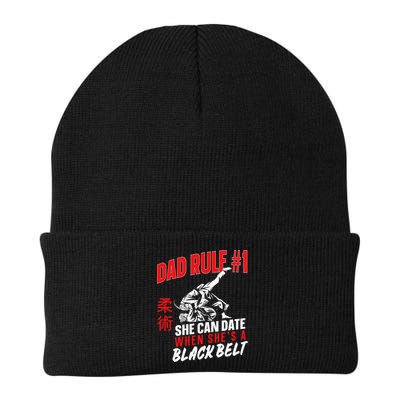 Retro Jiu-Jitsu Dad BJJ Man Father Vintage Beanie