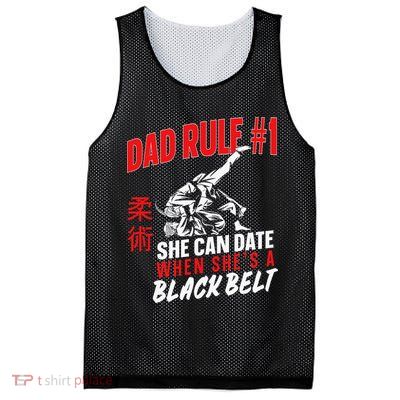 Retro Jiu-Jitsu Dad BJJ Man Father Vintage Mesh Reversible Basketball Jersey Tank