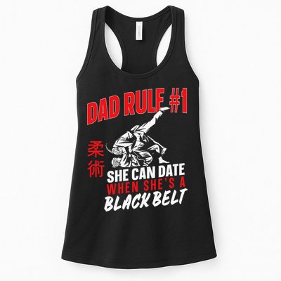 Retro Jiu-Jitsu Dad BJJ Man Father Vintage Womens Tank Top
