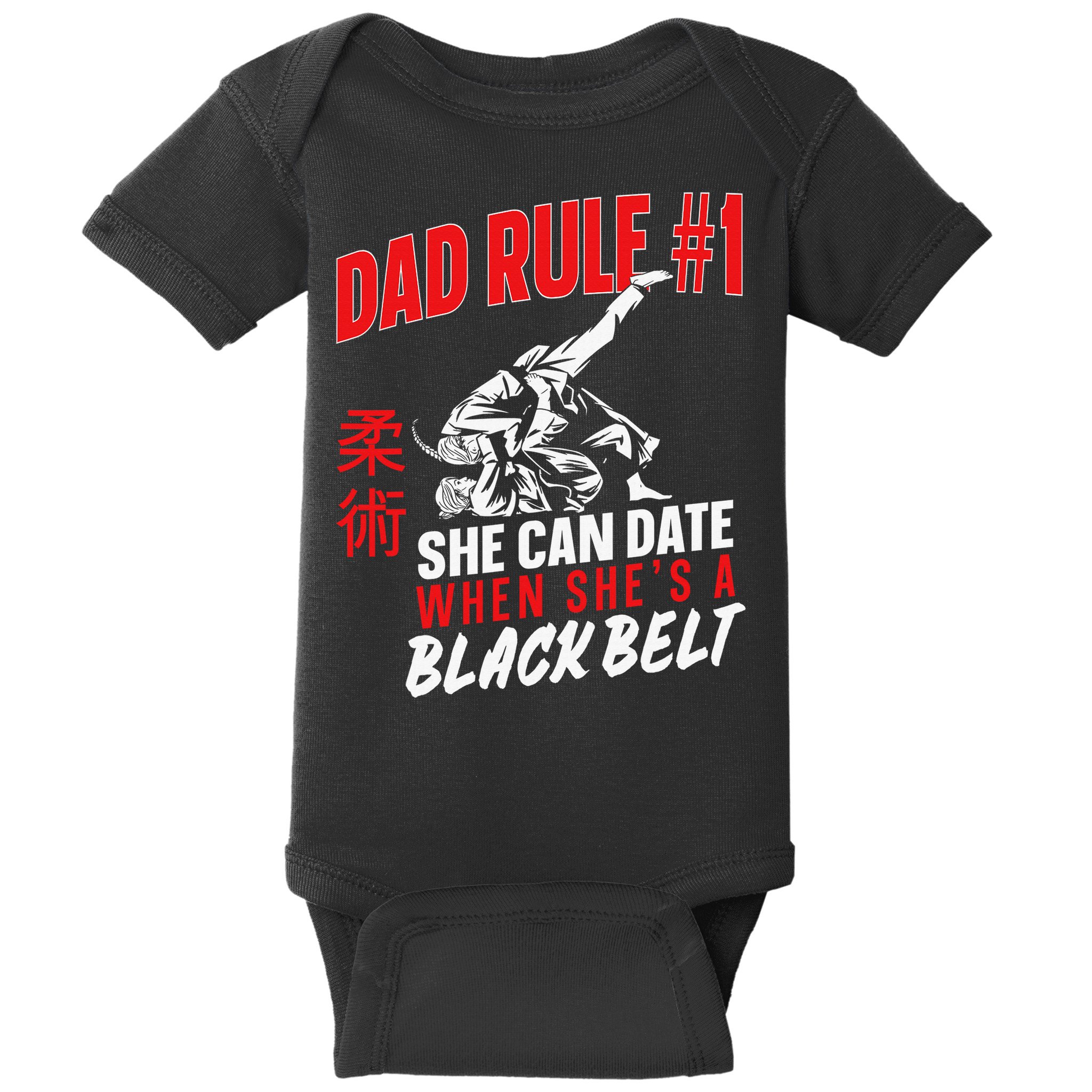 Retro Jiu-Jitsu Dad BJJ Man Father Vintage Baby Bodysuit
