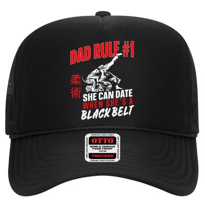 Retro Jiu-Jitsu Dad BJJ Man Father Vintage Trucker Hat