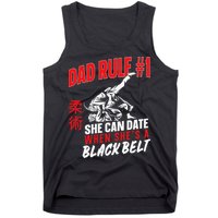Retro Jiu-Jitsu Dad BJJ Man Father Vintage Tank Top