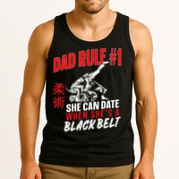 Retro Jiu-Jitsu Dad BJJ Man Father Vintage Tank Top
