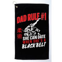 Retro Jiu-Jitsu Dad BJJ Man Father Vintage Golf Towel