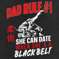 Retro Jiu-Jitsu Dad BJJ Man Father Vintage Golf Towel