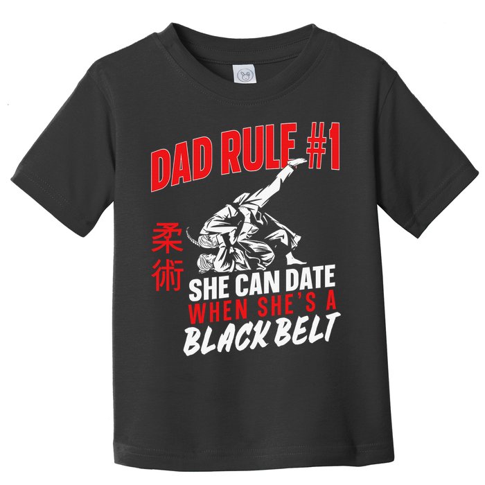 Retro Jiu-Jitsu Dad BJJ Man Father Vintage Toddler T-Shirt