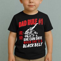 Retro Jiu-Jitsu Dad BJJ Man Father Vintage Toddler T-Shirt