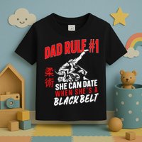 Retro Jiu-Jitsu Dad BJJ Man Father Vintage Toddler T-Shirt