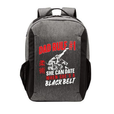 Retro Jiu-Jitsu Dad BJJ Man Father Vintage Vector Backpack