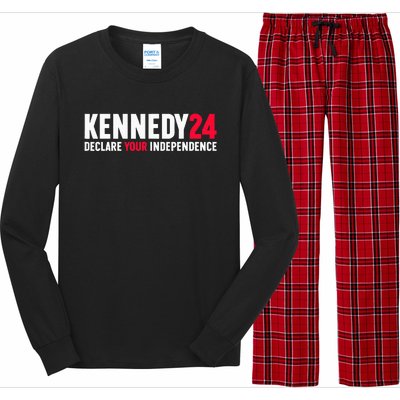 Rfk Jr Declare Your Independence For President 2024 Long Sleeve Pajama Set