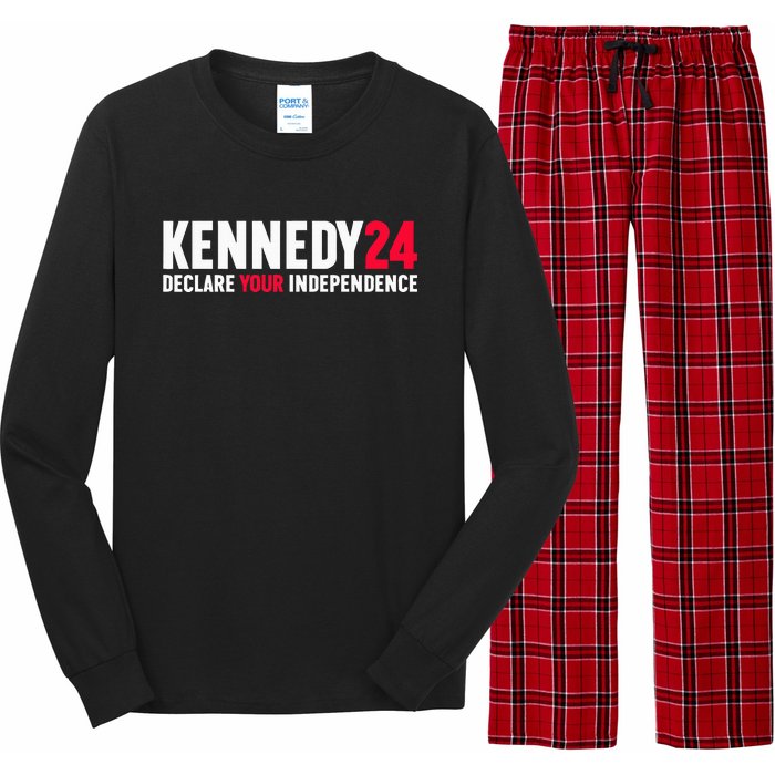 Rfk Jr Declare Your Independence For President 2024 Long Sleeve Pajama Set