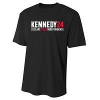 Rfk Jr Declare Your Independence For President 2024 Performance Sprint T-Shirt