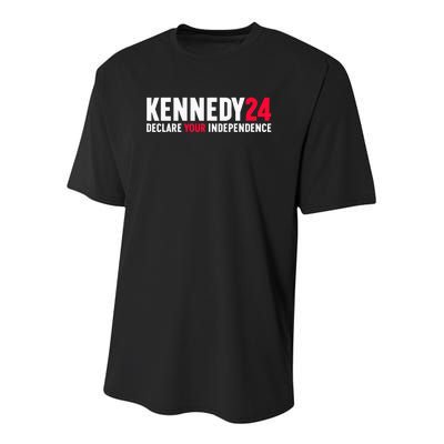 Rfk Jr Declare Your Independence For President 2024 Youth Performance Sprint T-Shirt