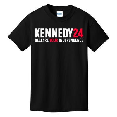 Rfk Jr Declare Your Independence For President 2024 Kids T-Shirt