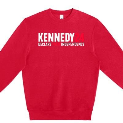 Rfk Jr Declare Your Independence For President 2024 Premium Crewneck Sweatshirt