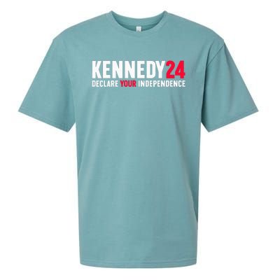 Rfk Jr Declare Your Independence For President 2024 Sueded Cloud Jersey T-Shirt