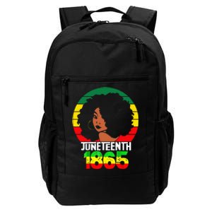 Retro Juneteenth Day 1865 Afro Melanin Black Daily Commute Backpack