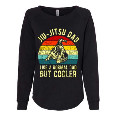 Retro JiuJitsu Dad BJJ Father Vintage Womens California Wash Sweatshirt