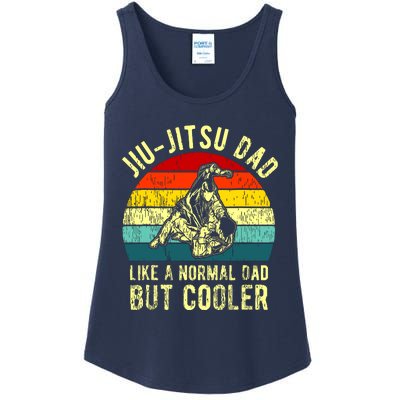 Retro JiuJitsu Dad BJJ Father Vintage Ladies Essential Tank