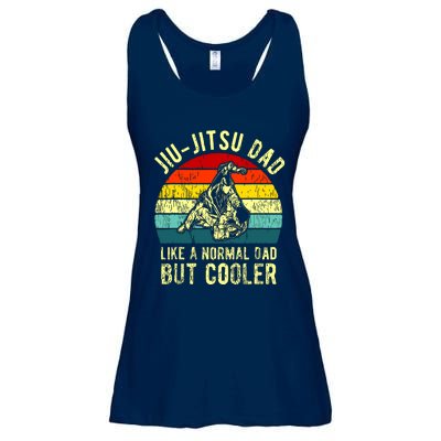 Retro JiuJitsu Dad BJJ Father Vintage Ladies Essential Flowy Tank