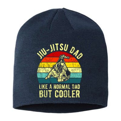 Retro JiuJitsu Dad BJJ Father Vintage Sustainable Beanie