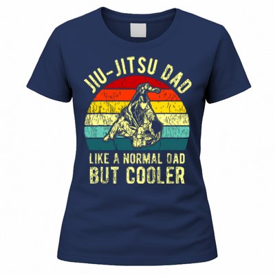 Retro JiuJitsu Dad BJJ Father Vintage Women's T-Shirt