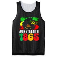 Retro Juneteenth Day 1865 Afro Melanin Black  Mesh Reversible Basketball Jersey Tank