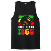 Retro Juneteenth Day 1865 Afro Melanin Black  PosiCharge Competitor Tank