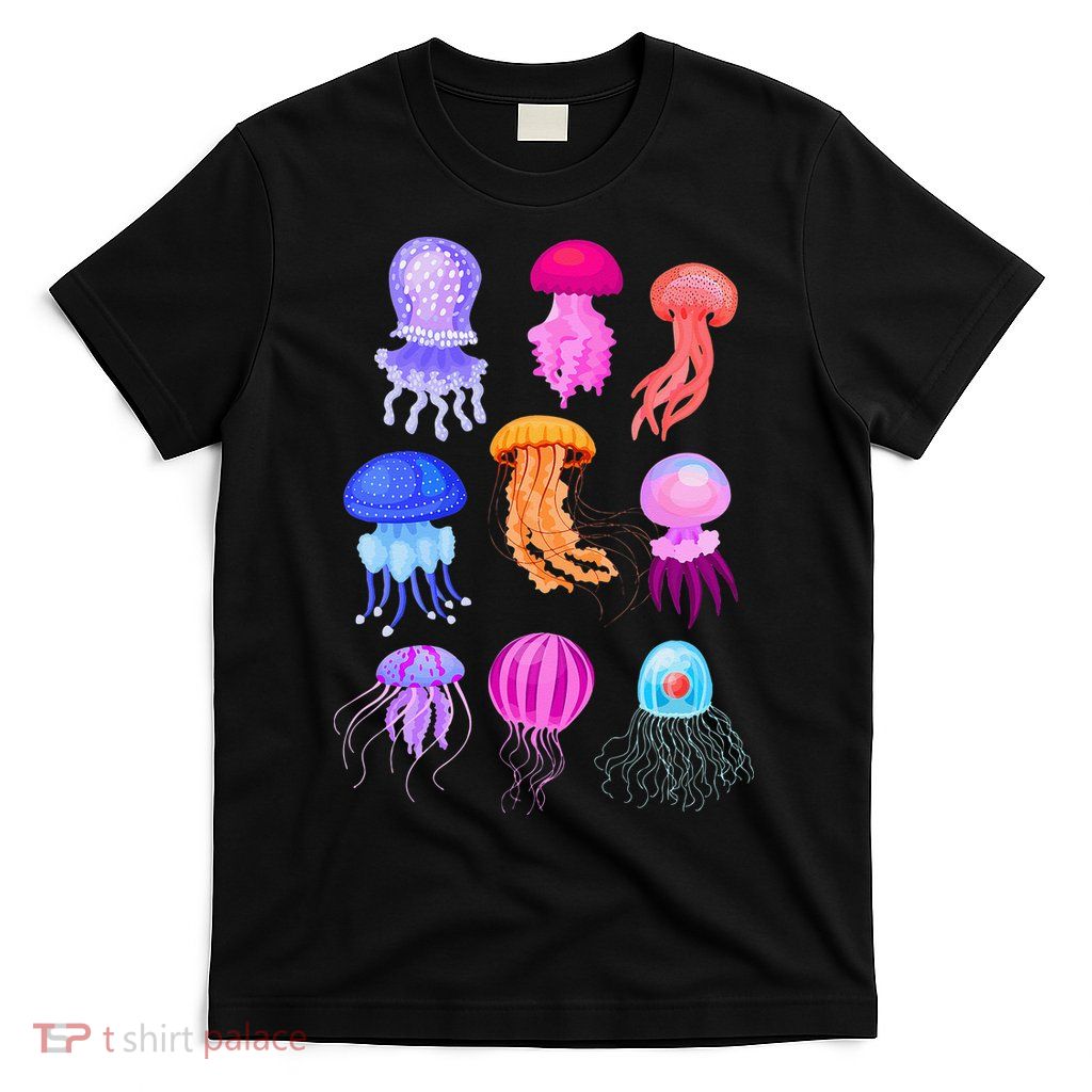 Retro Jellyfish Design T-Shirt