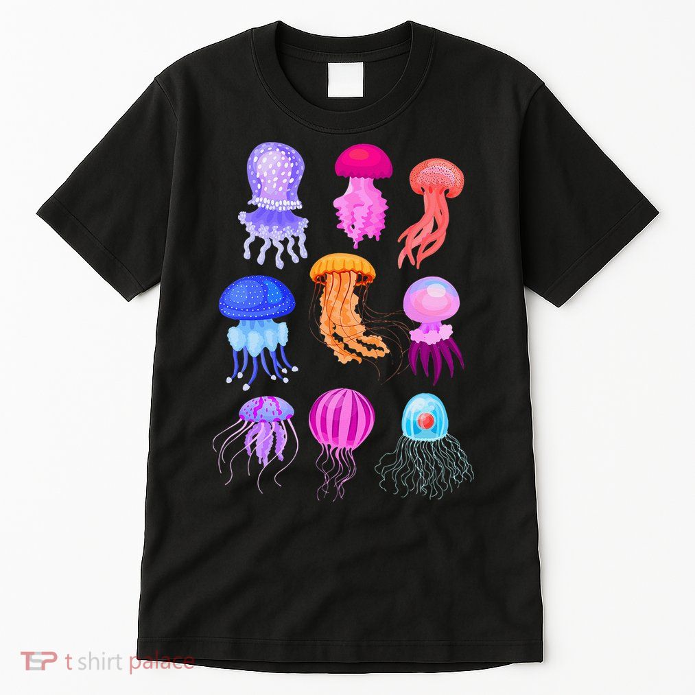 Retro Jellyfish Design Tall T-Shirt
