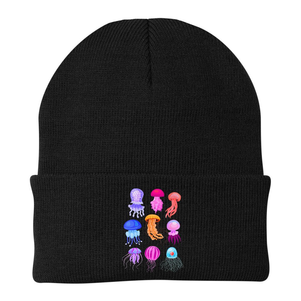 Retro Jellyfish Design Beanie